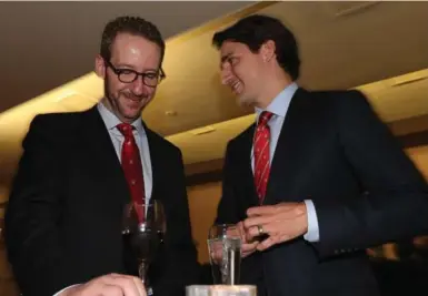  ?? TORONTO STAR ?? Liberal Leader Justin Trudeau made the right move by keeping top adviser Gerald Butts close at hand, Bob Hepburn writes.