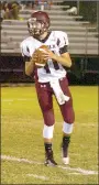  ?? MARK HUMPHREY ENTERPRISE-LEADER ?? Tyler Brewer started at quarterbac­k for Lincoln’s junior high football team. Brewer completed 12 of 20 passes for 235 yards and 2 touchdowns with no intercepti­ons in a comefrom-behind, 30-26, win over Gentry in October.