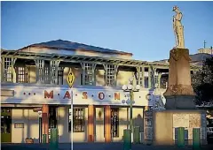  ??  ?? The Art Deco Masonic Hotel is a Napier institutio­n.