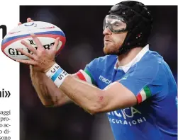  ?? GETTY ?? L’azzurro Ian McKinley, 30 anni, con gli inconfondi­bili Rugby Goggles