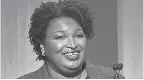  ?? GETTY IMAGES ?? Stacey Abrams