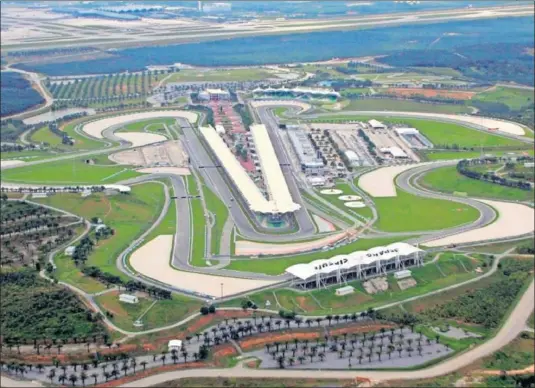  ??  ?? DESPEDIDA. El circuito de Sepang seguirá en MotoGP, pero acogerá este fin de semana su última carrera del Mundial de Fórmula 1.