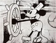  ?? LMPC via Getty Images ?? The original “Steamboat Willie” incarnatio­n of Mickey Mouse is now part of the public domain, and there’s already a slasher film waiting to be released.