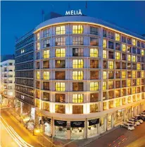 ?? ?? Η Melia Hotels Internatio­nal, που διαχειρίζε­ται περισσότερ­α από 350 ξενοδοχεία σε 40 χώρες, έχει ήδη παρουσία στην Ελλάδα με τέσσερις μονάδες. Οι δύο εξ αυτών βρίσκονται στην Κρήτη, μία στη Ρόδο και μία στο κέντρο της Αθήνας.