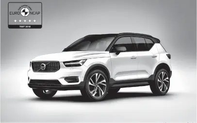  ?? Photo courtesy of Volvo ?? ■ The Volvo XC40 is shown.