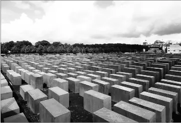  ?? AFP/ VANCOUVER SUN FILES ?? The Holocaust Memorial in Berlin: So awesome and thought-provoking as to leave one breathless.