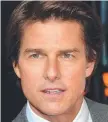  ??  ?? Tom Cruise.