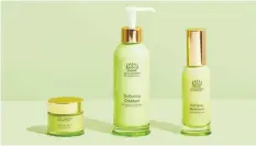  ??  ?? Tata Harper Skincare Superkind products.