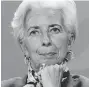  ??  ?? Christine Lagarde