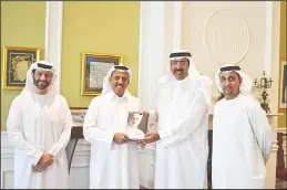  ??  ?? Left to right: Abdul Salam Al-Mazrooei; Khalaf Ahmad Al-Habtoor; Mohammed bin Hamad
Saqr Al-Moawda; Khalid Al-Ali.