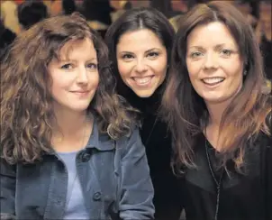  ??  ?? At the Camino Table Quiz for Bray Cancer Support in Bray Golf Club were Ann Moran, Anna Claudia Esposito and Lorna Woodcock.