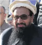  ??  ?? Hafiz Saeed.