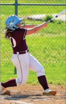  ?? DIGITAL FIRST MEDIA FILE ?? Ava Franz made quite an impressiio­n in her freshman season for Chichester. She batted a whopping .537 and earned second-team All-State honors in Class 5A.