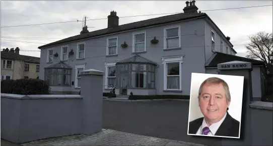  ??  ?? The former San Remo nursing home on Sidmonton Road. Right: Cllr Joe Behan.