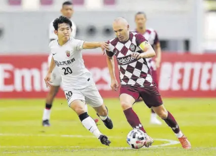  ?? // EFE ?? Iniesta, protagonis­ta en la Liga japonesa