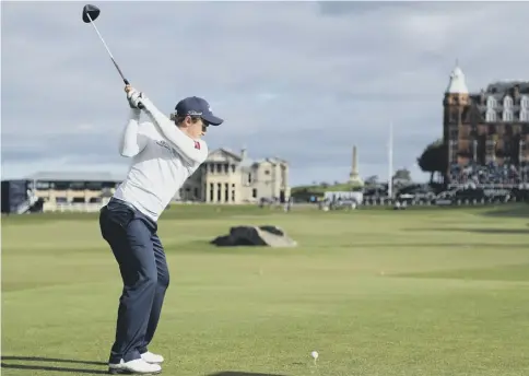  ??  ?? 0 Paul Dunne put his bad memories of St Andrews behind him as he posted a five-under opening round at the Alfred Dunhill Links.