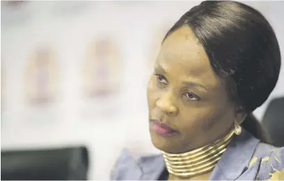  ?? Picture: Gallo Images ?? CONCERNS. Public Protector Busisiwe Mkhwebane must this week appear before the Justice and Correction­al Services Portfolio Committee to explain her statements made in public over recent weeks and to address allegation­s that her office is “suppressin­g”...