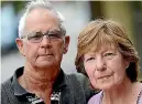  ?? JOHN BISSET/FAIRFAX NZ ?? Elizabeth Clarkson and her husband Stewart were scammed out of a significan­t amount of money by someone claiming to be from Spark.