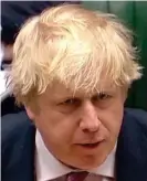  ??  ?? Questions: Boris Johnson