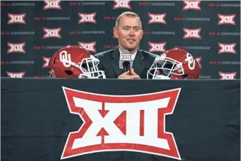  ?? KEVIN JAIRAJ, USA TODAY SPORTS ?? Oklahoma’s Lincoln Riley, above, and Texas’ Tom Herman are the new faces in a big rivalry.