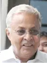  ??  ?? Former Prime Minister and Fiji Labour Party Leader, Mahendra Chaudhry .