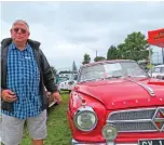  ??  ?? Graham Davies owns 21 vehicles that are on permanent display at the Outeniqua Railway Museum in George.