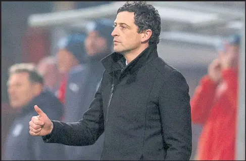  ??  ?? St Mirren manager Jack Ross has called on his club’s fans to give his players the backing they need to get out of relegation trouble.