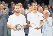  ?? [ Reuters ] ?? Von der Niederlage gezeichnet: Oliver Marach und Mate Pavic.