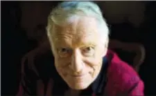  ?? KRISTIAN DOWLING — THE ASSOCIATED PRESS FILE ?? Founder and Chief Creative Officer of Playboy Enterprise­s, Hugh Hefner died of natural causes Wednesday at age 91.