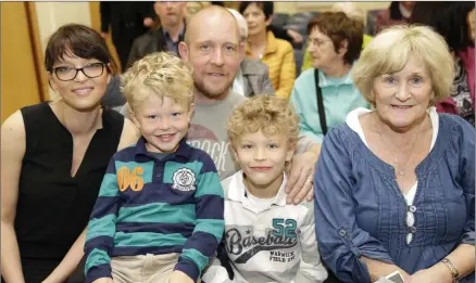  ??  ?? Aleksandra, Jan, Jonathan, Ollie and Doris Farrar.