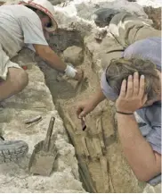  ?? Foto: Museum ?? Die Ausgrabung­en liefen gut.