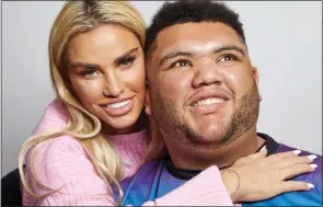  ?? ?? AIRTIME: Katie Price with her disabled son Harvey in tomorrow’s BBC documentar­y