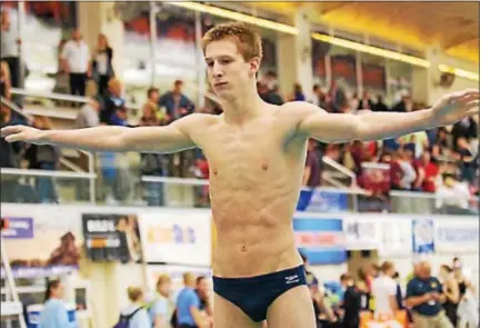  ?? DIGITAL FIRST MEDIA FILE PHOTO ?? North Penn’s Bryce Hoch was the top diver on the Montgomery Media All-Area Team.