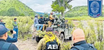  ?? CORTESÍA: AEI ?? Se realizó un operativo de rastreo y búsqueda