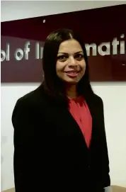  ??  ?? Course director of the Master of Business Informatio­n Systems programme, Monash University Malaysia, Dr Anushia Inthiran.