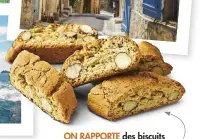  ??  ?? ON RAPPORTE des biscuits de chez Mène, une illustre maison de Hyères qui régale de biscuits provençaux faits à la main, parfumés à la réglisse et à l’anis. Tél. : 04 94 65 75 04.