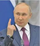  ?? ?? VLADÍMIR PUTIN Presidente de Rusia