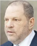  ??  ?? Harvey Weinstein: One case abandoned last month.