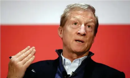  ??  ?? Tom Steyer has long toyed with a presidenti­al run but appeared to rule it out earlier this year. Photograph: John Minchillo/AP