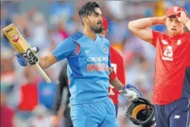  ?? REUTERS ?? After a century in the first T20 Internatio­nal at Old Trafford, KL Rahul has struggled to get going in the limited overs series against England. He needs to click to bolster India’s middle order.