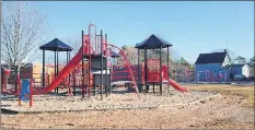  ?? SUBMITTED ?? Aldershot Elementary School now has a brand-new playground after the PTA oversaw the fundraisin­g of $60,000 for the new structure. Finishing touches will be completed this spring.