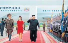  ?? AP ?? North Korean leader Kim Jong Un returns from his third visit to China.