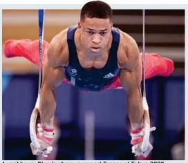  ?? GETTY ?? Local hero: Birmingham gymnast Fraser at Tokyo 2020