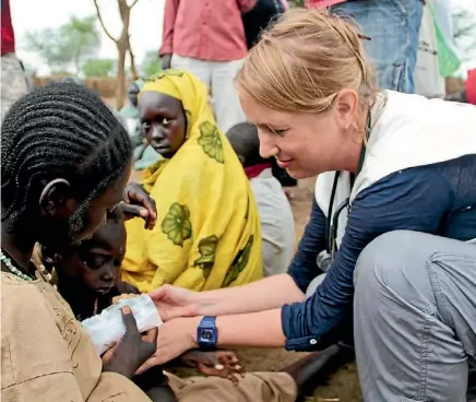 ??  ?? South Sudan will always have a special place in Vanessa Cramond’s heart.