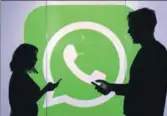  ?? BLOOMBERG ?? The government is pressing WhatsApp to allow more official oversight of online discussion­s.