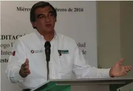  ?? ARCHIVO MILENIO ?? El expriista fue subsecreta­rio de Salud del gobierno estatal.