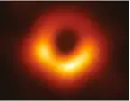  ?? ?? Messier 87’s supermassi­ve black hole was the first imaged with the EHT