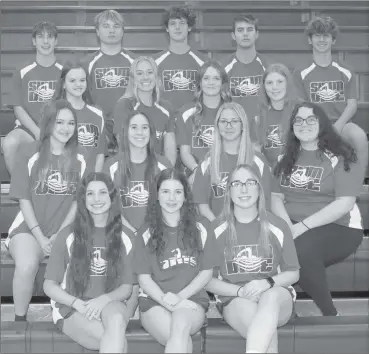  ?? Photo by Becky Polaski ?? Pictured are members of the St. Marys Area High School swim and dive team.