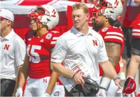  ?? GETTY IMAGES ?? Scott Frost is winless in two games as the coach at Nebraska, which is an 18½-point underdog Saturday against Michigan in Ann Arbor.