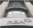  ?? TOBY MELVILLE/ REUTERS ?? RSA'S directors have approved one of the largest takeover bids in Europe.